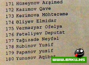 Milli Adlar - 2 ci hissə