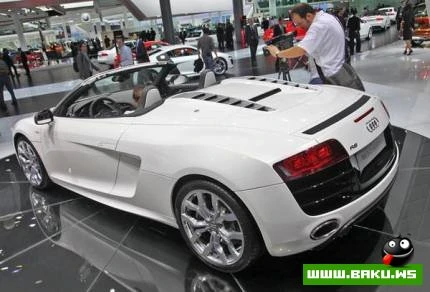 Təqdimatda Audi R8 Spyder