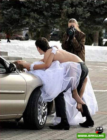 Прикольные свадебные фотографии (100 фото)