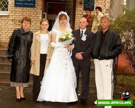 Прикольные свадебные фотографии (100 фото)