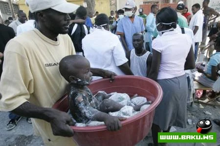 Haiti-dən dəhşətli xəbər və şəkillər