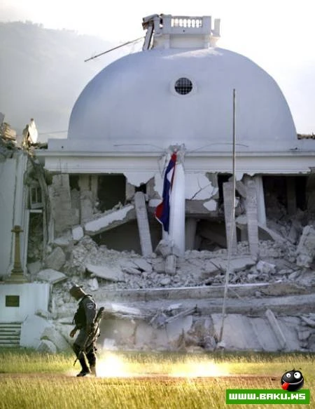 Haiti-dən dəhşətli xəbər və şəkillər