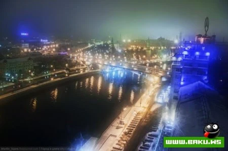 Фотографии ночной Москвы