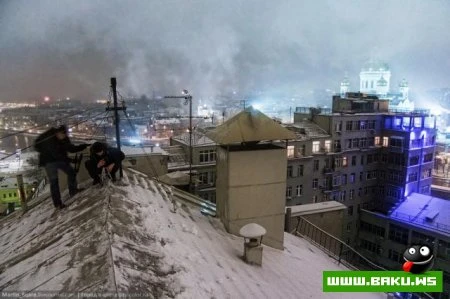 Фотографии ночной Москвы