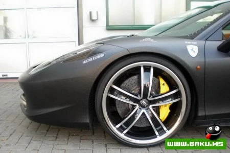 Суперкар Ferrari 458 Italia стилизировали под истребитель F-117 Nighthawk (Фото )