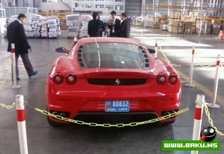 Ferrari F430 artıq Bakıda