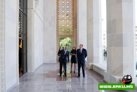 İlham Əliyev Azərbaycan Dövlət Akademik Milli Dram Teatrının binasının açılışında iştirak etmişdir