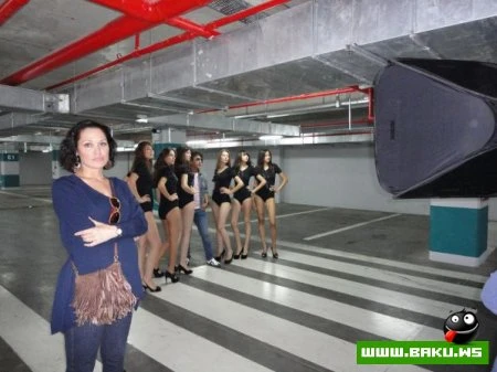Участники «Best model of Azerbaijan 2010» устроили переполох на подземной парковке – ФОТО