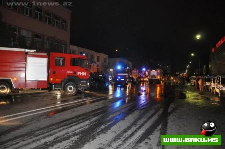 “8-ci kilometr” bazarında yanğın baş verib.(Фото)