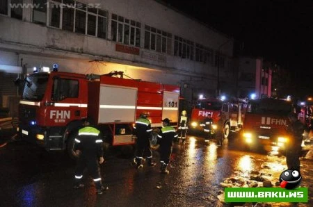 “8-ci kilometr” bazarında yanğın baş verib.(Фото)