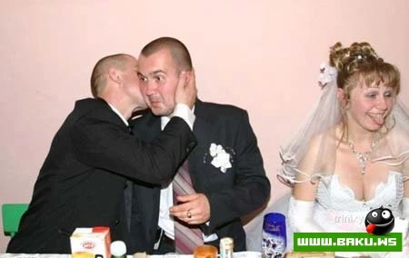Никогда не попадут в свадебный альбом :)