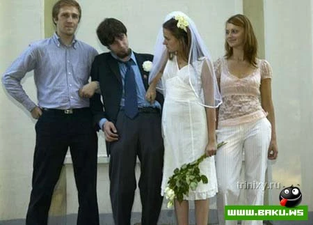 Никогда не попадут в свадебный альбом :)