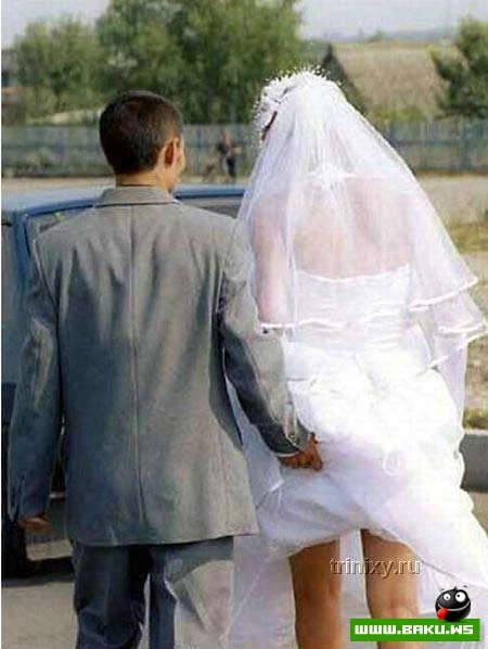 Никогда не попадут в свадебный альбом :)