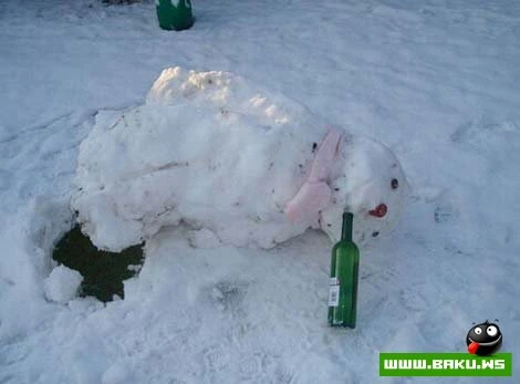 Пьяные снеговики (30 фото)