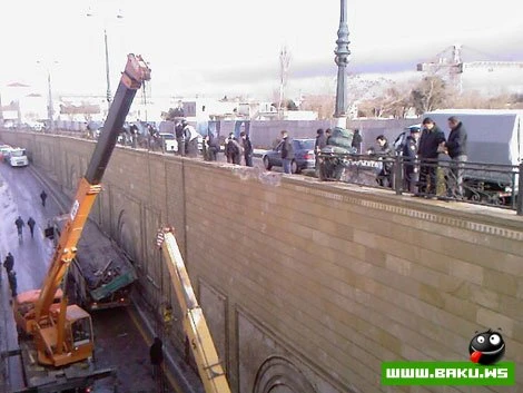 Bağırov körpüsündən kamaz aşdı !