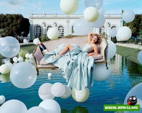Скарлетт Йохансон в рекламе Moët & Chandon (6 фото)