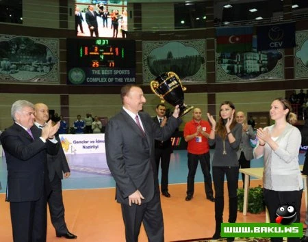 Çellenc Kubokunun Bakıda keçirilən final oyununu Prezident İlham Əliyev və xanımı Mehriban Əliyeva da izləyiblər - FOTO