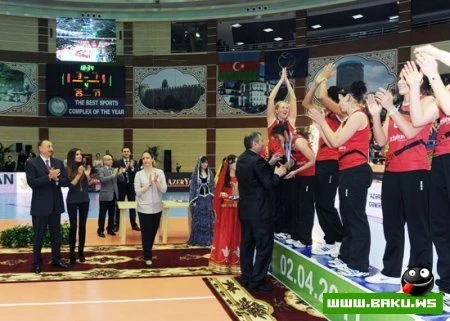 Çellenc Kubokunun Bakıda keçirilən final oyununu Prezident İlham Əliyev və xanımı Mehriban Əliyeva da izləyiblər - FOTO