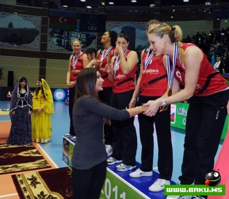 Çellenc Kubokunun Bakıda keçirilən final oyununu Prezident İlham Əliyev və xanımı Mehriban Əliyeva da izləyiblər - FOTO