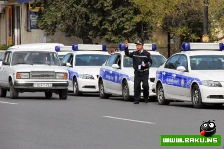 Bakı polisi toy karvanlarına 
