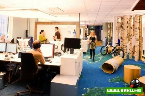 Офис Google vs. офис Facebook