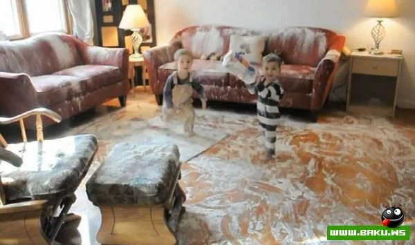 Kids party из муки (6 фото+видео)
