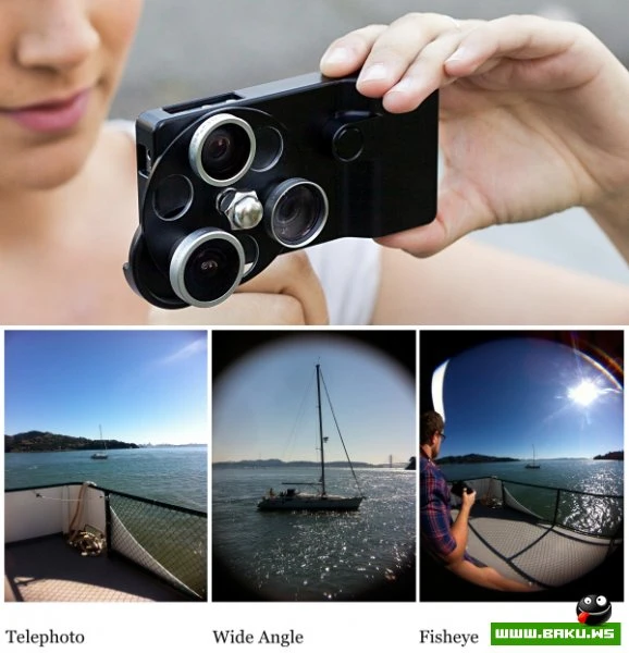 Защитный кейс со сменной оптикой для iPhone 4 / 4S (12 фото)