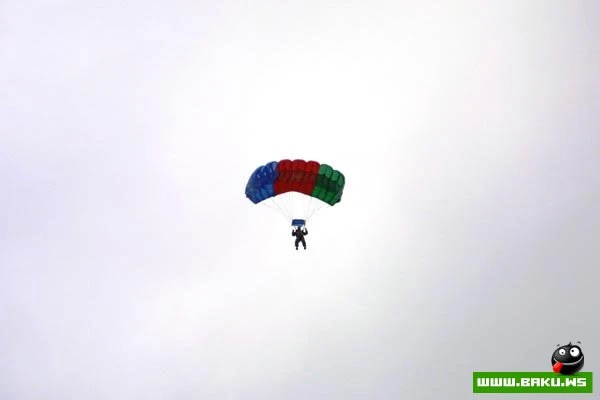 Прыжок с парашютом с 1000 метров - Балакан, Азербайджан - Фото + Видео