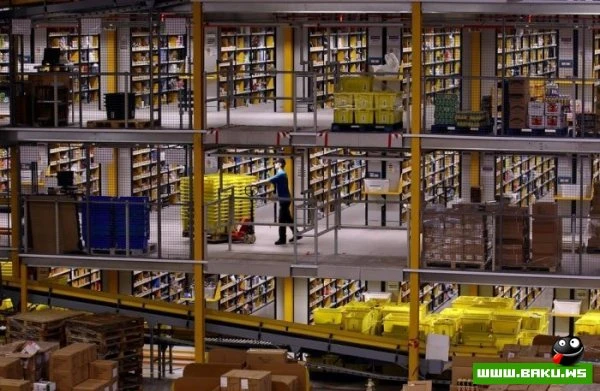 Взгляд изнутри на склад интернет-магазина Amazon (12 фото)