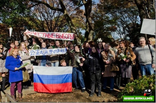 Фотографии московского митинга и других