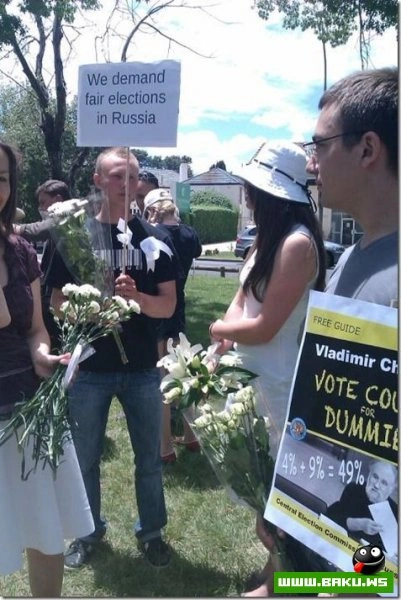 Фотографии московского митинга и других