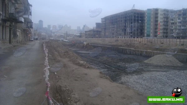 В центре Баку закладывается просторный парк