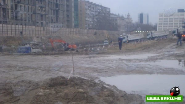 В центре Баку закладывается просторный парк