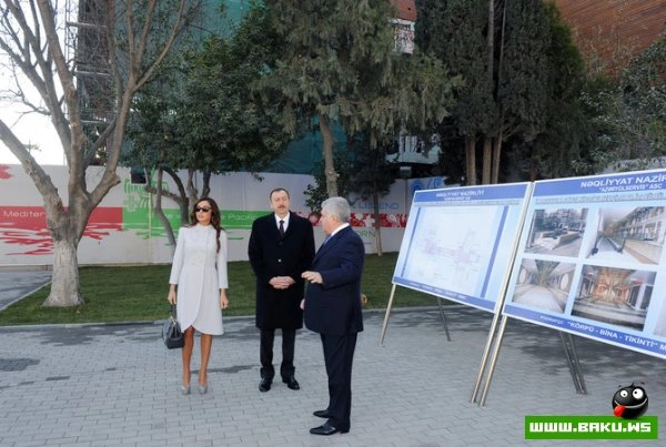 Səbail rayonu ərazisində yeni piyada keçidləri - Foto