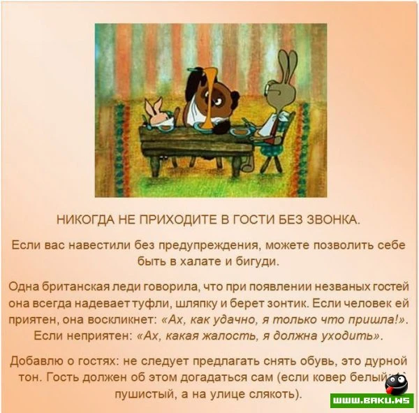 Правила этикета (13 фото)
