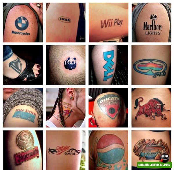 80 брендовых татуировок