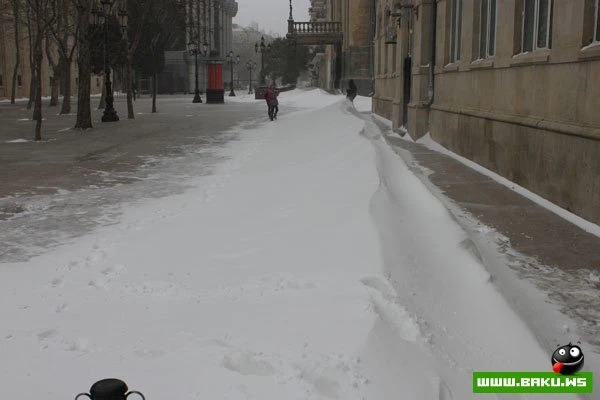 Exclusive! Снежный Баку - 08.02.2012 [44 фото+ видео]