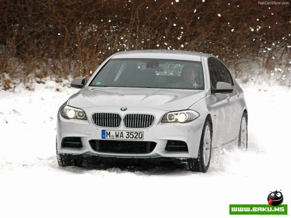 Новый BMW M550d с новым три-турбо дизельным двигателем [29 фото]