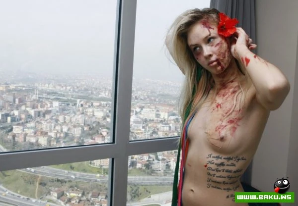 Акция FEMEN в Стамбуле [15 фото + видео]