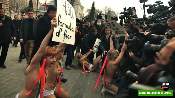 Акция FEMEN в Стамбуле [15 фото + видео]