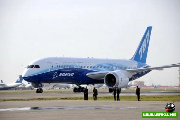 В Баку прошла презентация самолета Boeing-787 Dreamliner [31 фото]