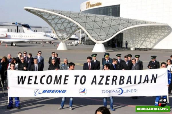 В Баку прошла презентация самолета Boeing-787 Dreamliner [31 фото]
