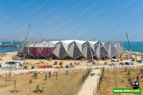 В Baku Crystal Hall проводятся завершающие работы [фото - видео]