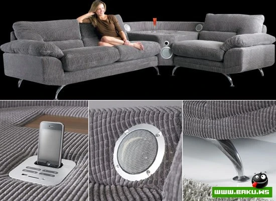 Sound Sofa - диван-докстанция для iГаджетов