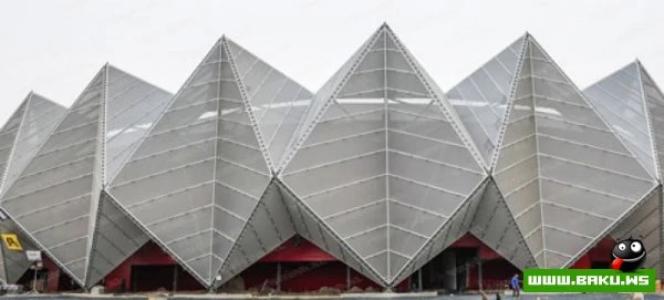 Первые кадры подготовки Baku Crystal Hall к «Евровидению - 2012»