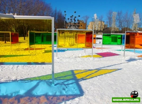 Stained Glass Park – парк из стекла и цвета в Монреале