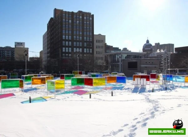Stained Glass Park – парк из стекла и цвета в Монреале