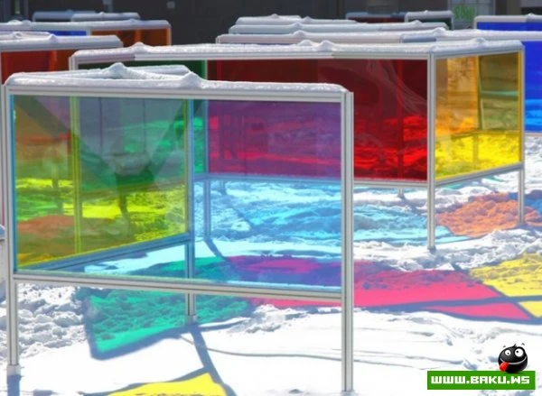 Stained Glass Park – парк из стекла и цвета в Монреале