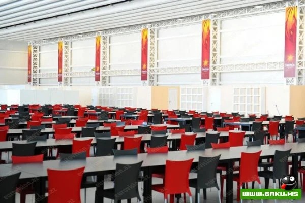 Новые кадры из Baku Crystal Hall и пресс-центра «Евровидения 2012»