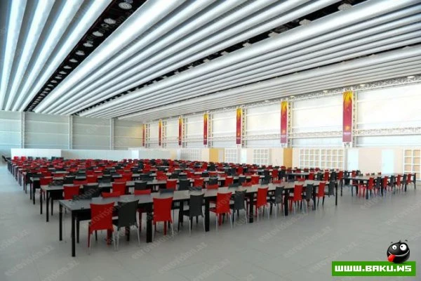 Новые кадры из Baku Crystal Hall и пресс-центра «Евровидения 2012»